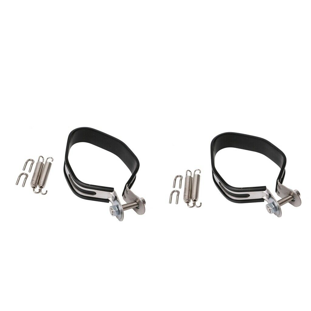 2X 3.3 "85mm Stainless Steel Bumper Band Exhaust Clamp Sleeve Coupling