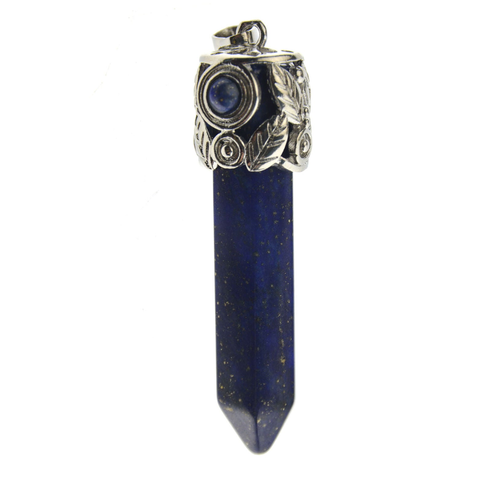1pc Sodalite Stone Pendant Hexagon point Energy Reiki Healing Amulet