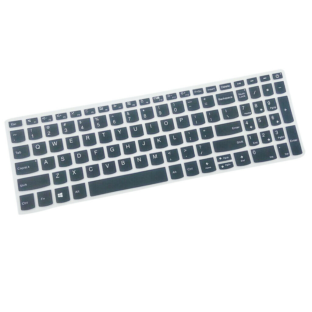 15.6'' Waterproof Keyboard Skin Film Protect Cover for Lenovo 5000 Black