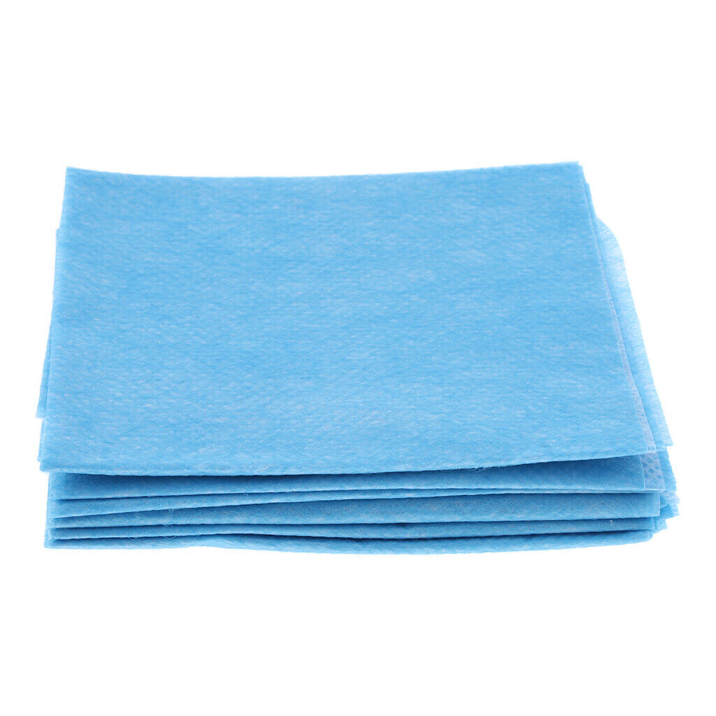 6 Pieces Travel Waterproof Toilet Seat Paper Covers Disposable Sanitary Blue