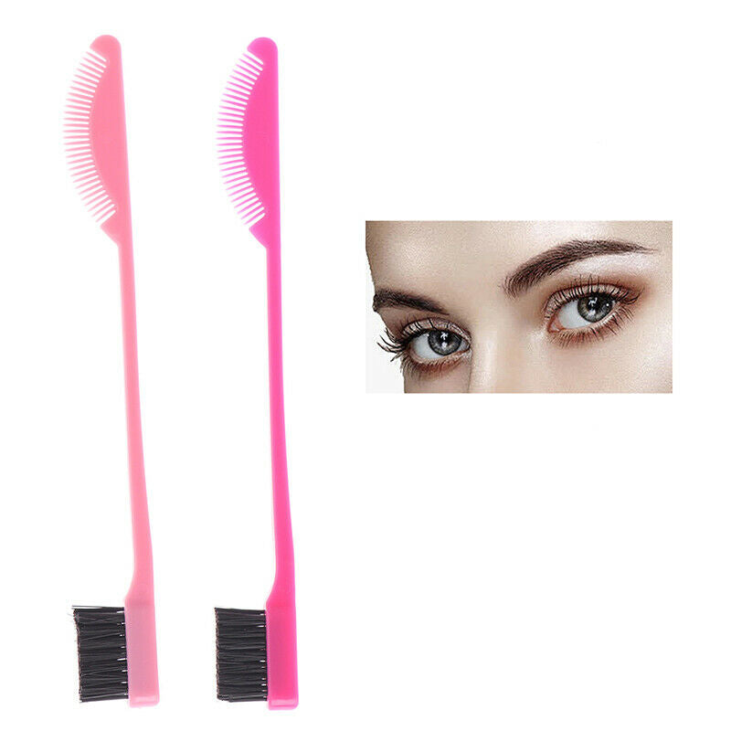 Women Girl Double Side Edge Control Hair Comb Hair Styling Hair Brush ran.l8