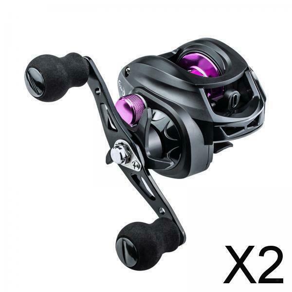 2X 7.2:1 High-Speed Right-handed Baitcasting Reel 12+1BB 18lb Drag Saltwater