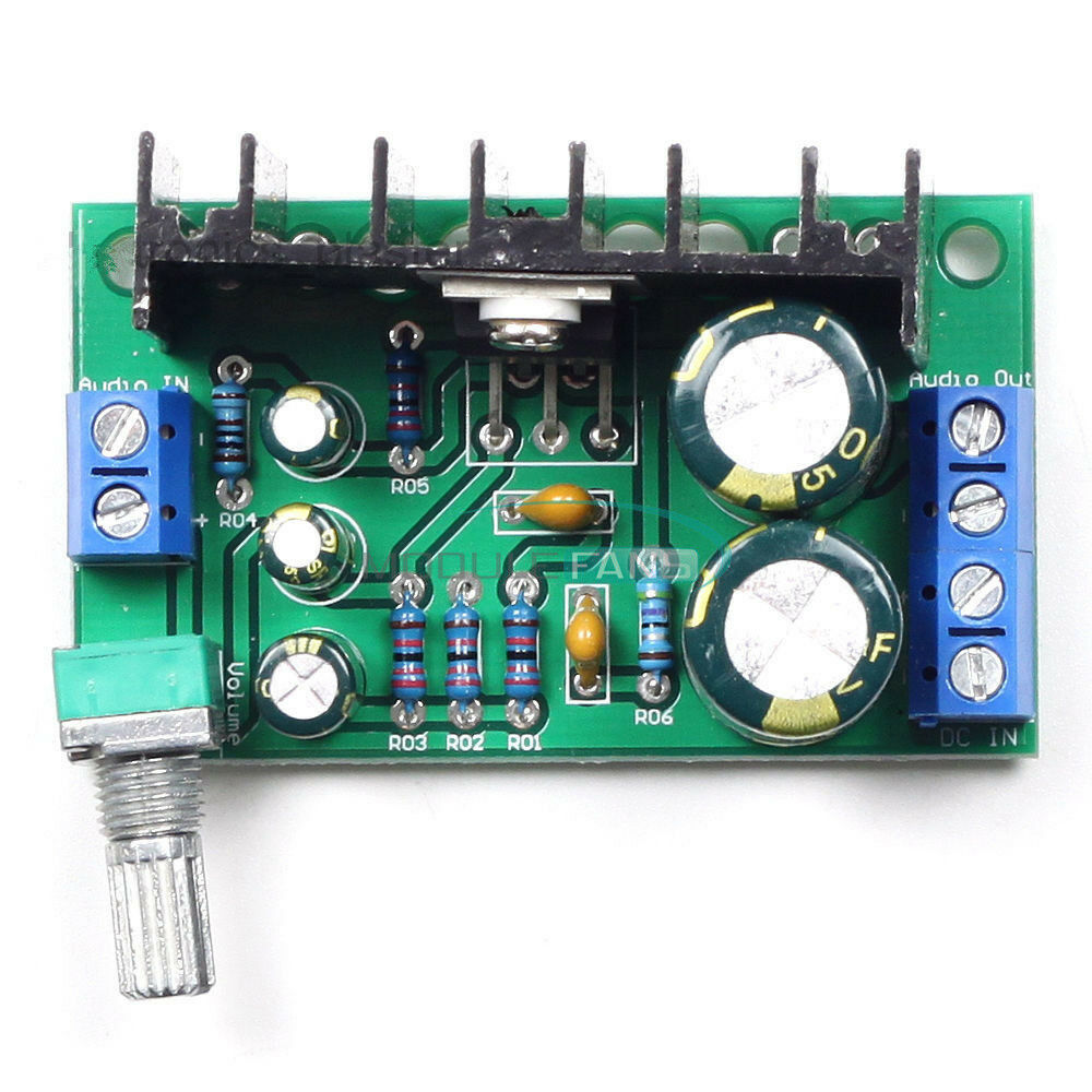 TDA2050 Mono Audio Power Amplifier Board Module DC 12-24V 5W-120W 1-Channel