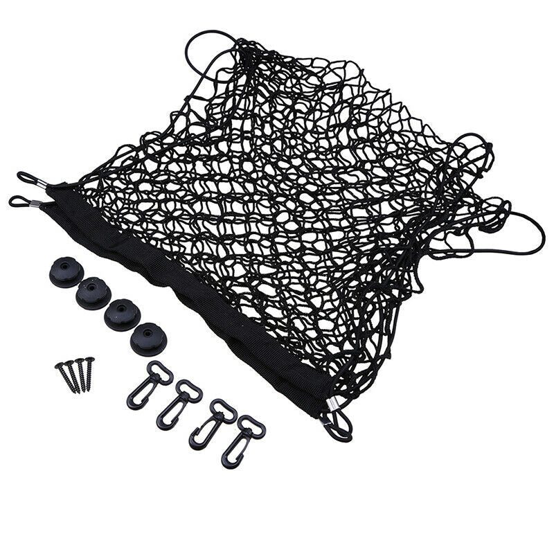 Envelope Style Trunk Cargo Net Storage Organizer Universal Bag Hook for Car Rear