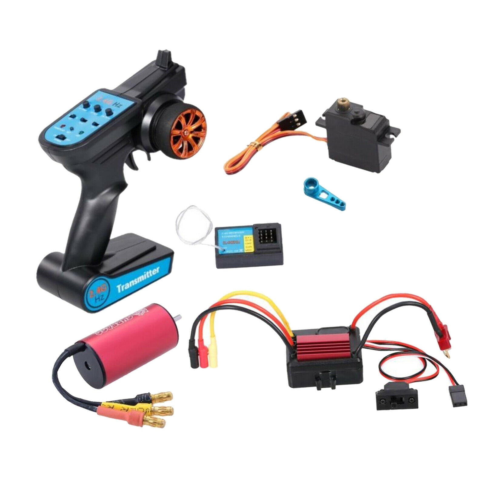 Brushless Motor Remote Controller Servo Upgrade Kit For WLtoys A959 A959-B
