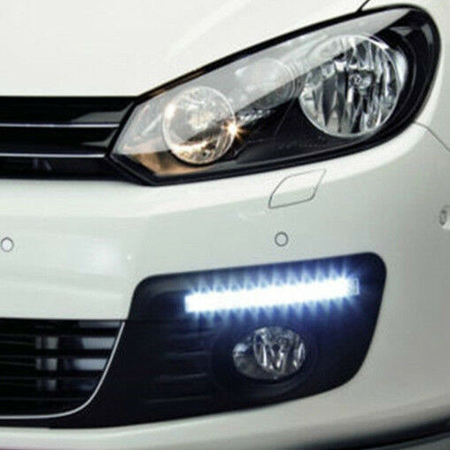 2pc 30 LED Daytime Running Light DRL Daylight Kit Fog lights + Amber Turn Signal