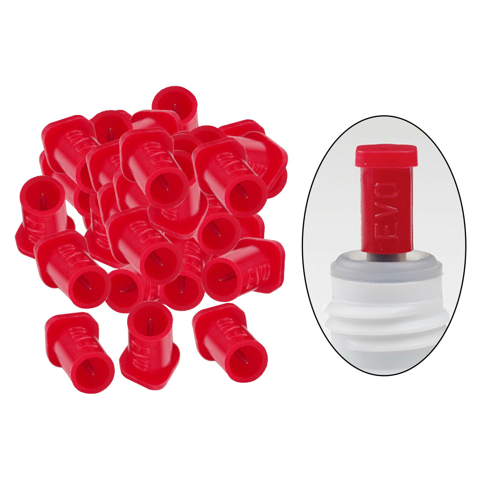 Universal Eyelash Glue Bottle Blocking Needle Plastic Glue Bottle Pins