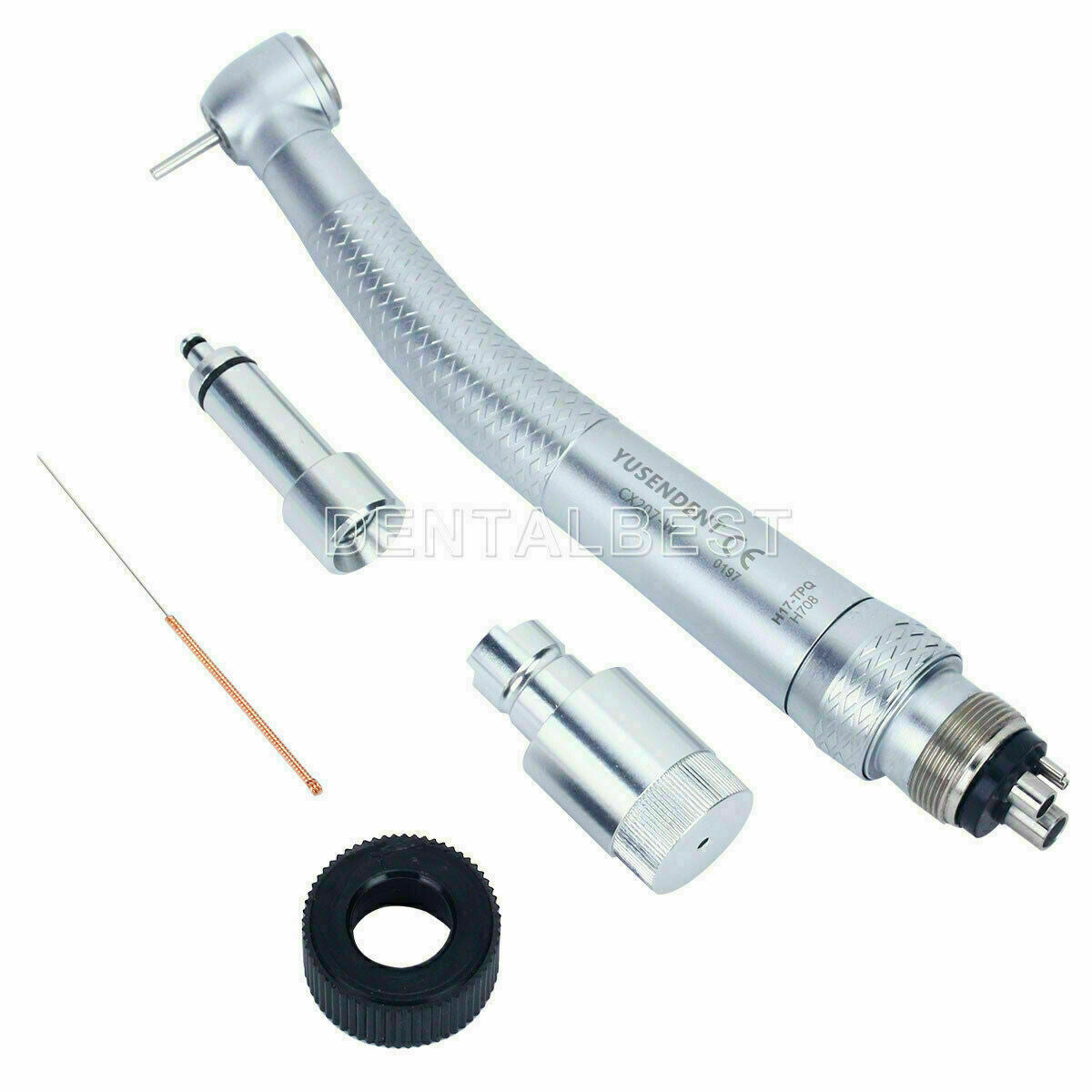 5PCS Dental COXO High Speed Handpiece Push Button Torque Head 3 Way Spray 68dB