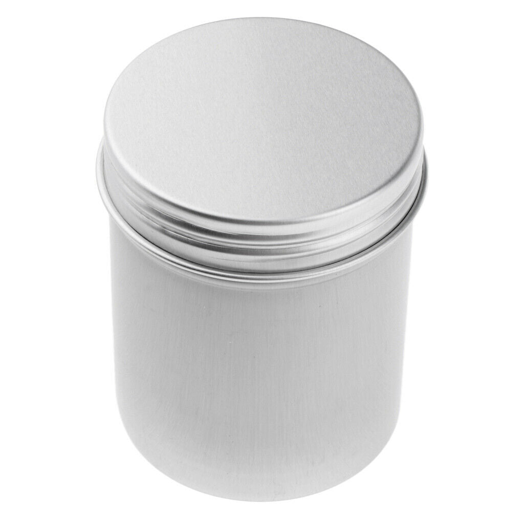 10pcs Aluminum Tin Jar Cans Container Cosmetic Soap Candle Travel 100ml 80ml