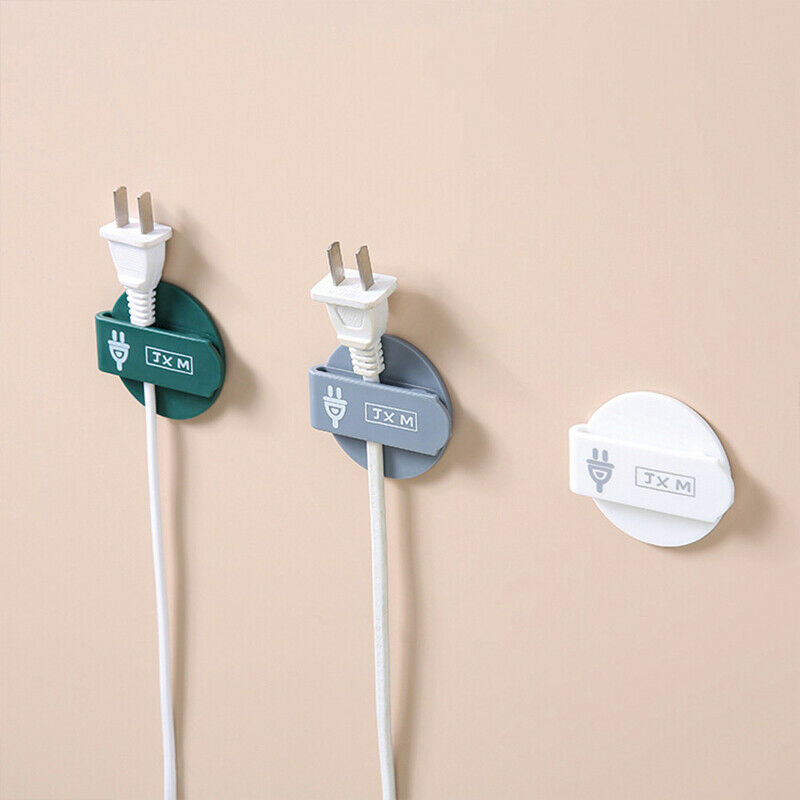 3PCS/set Wire plug hook kitchen holder for sockets of nail-free paste use.l8