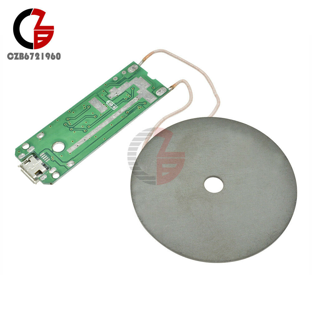 Qi Wireless Charger Module Transmitter Base PCBA Board + Coil Universal With LED