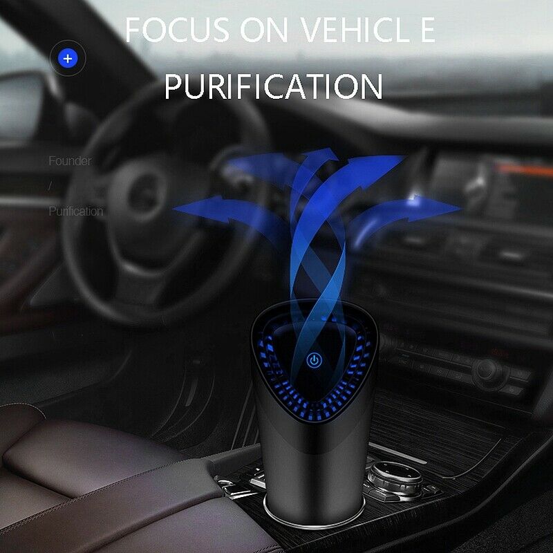 Car Air Purifier Aromatherapy Air Cleaner with Negative Ion Hepa Filter PortabE7