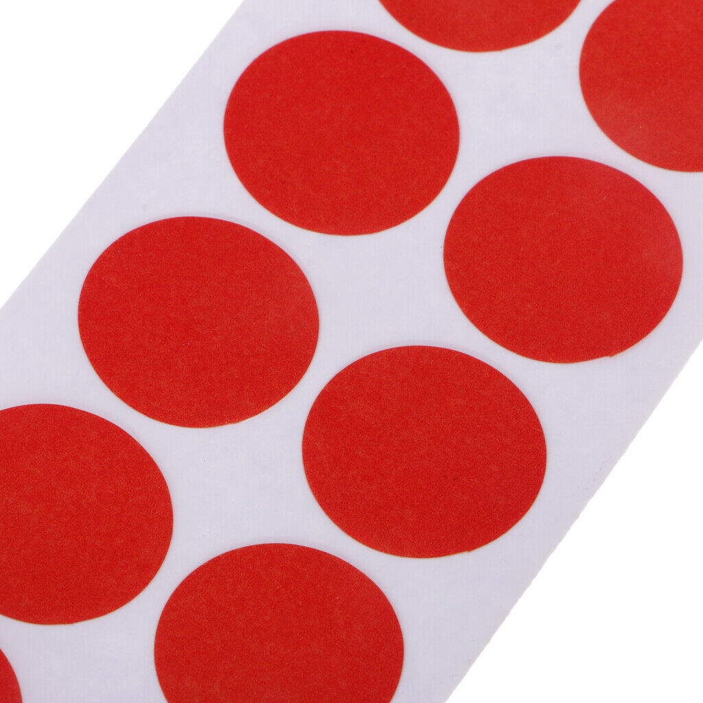 900pcs Shooting Paper Target Paster Shooting Splatter Stickers Patches Red