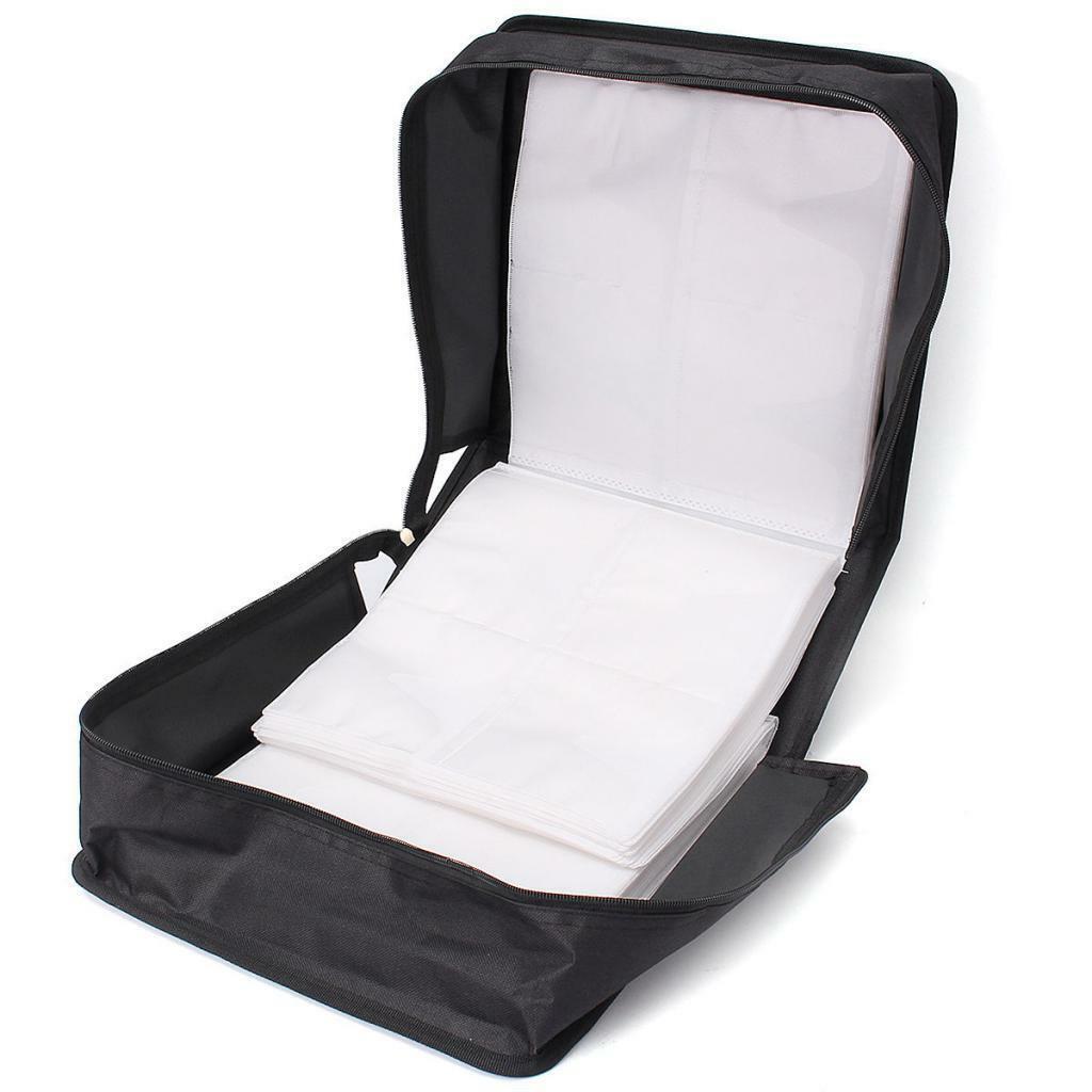 520Disc CD Holder Box DVD Case Storage Wallet VCD Organizer PU Leather Bag