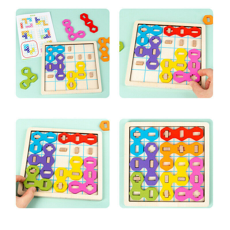 Jigsaw Children Educational Toys Logic Thinking Development Candy Shape Puzzle