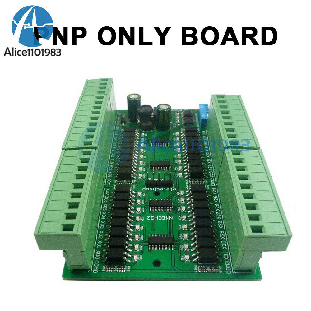 DC12V/24V 32-Channel DIN Rail RS485 Input Controller Module MODBUS RTU PNP NPN