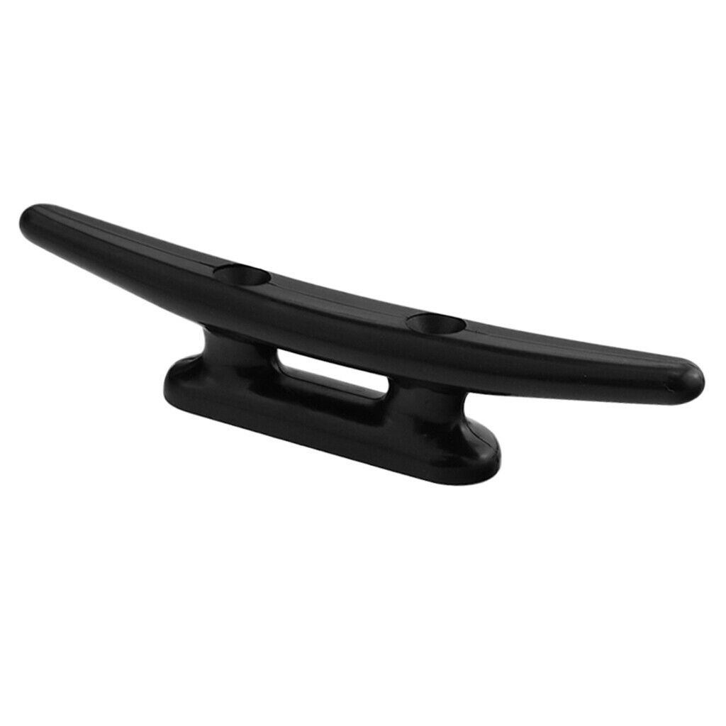 Heavy Duty 6" Nylon Marine Boat Flat Top Low Cleat Rope Tie Hardware