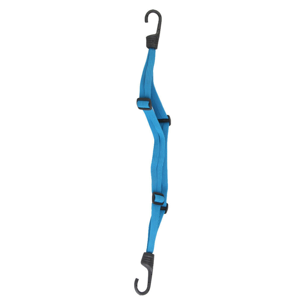 Motorcycle Retractable Strength Helmet Elastic Band Rope And Hooks