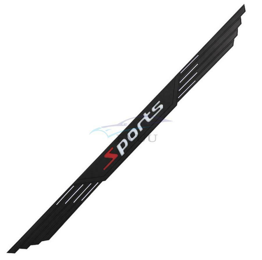 1PCS 85 x 5CM Black Car Universal Sport Style Rubber Bumper Anti-scratch Pad