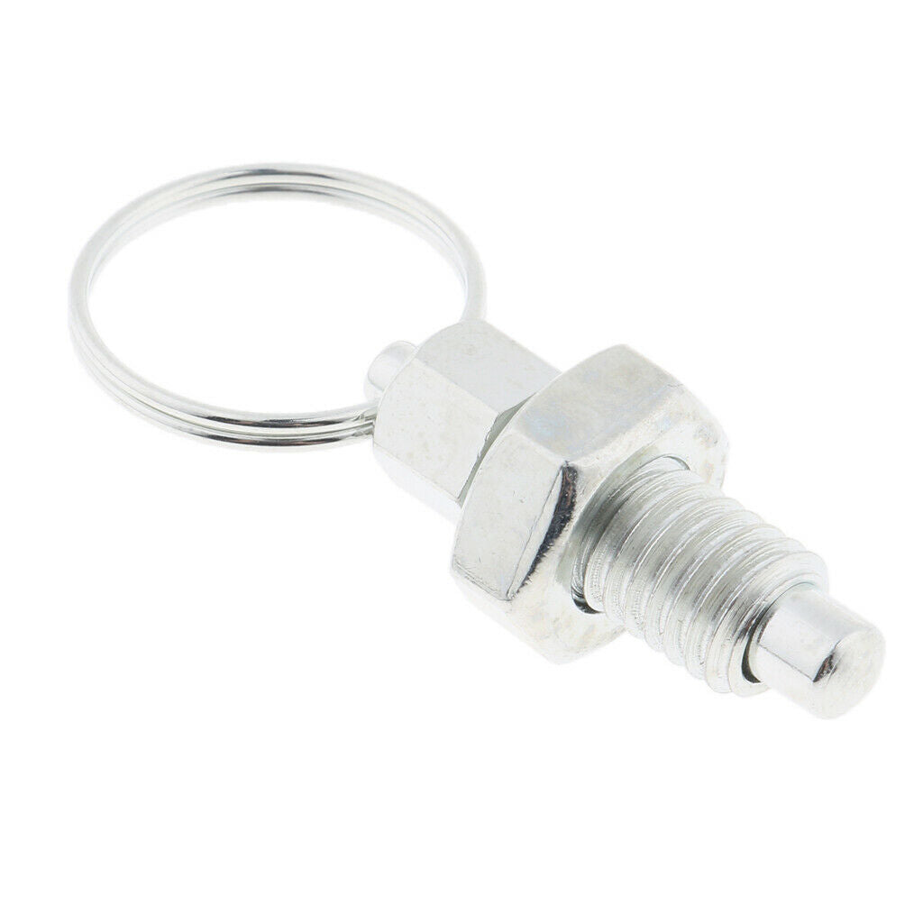 M8 Index Plunger with Ring Pull Spring Loaded Retractable Locking Pins, 8X
