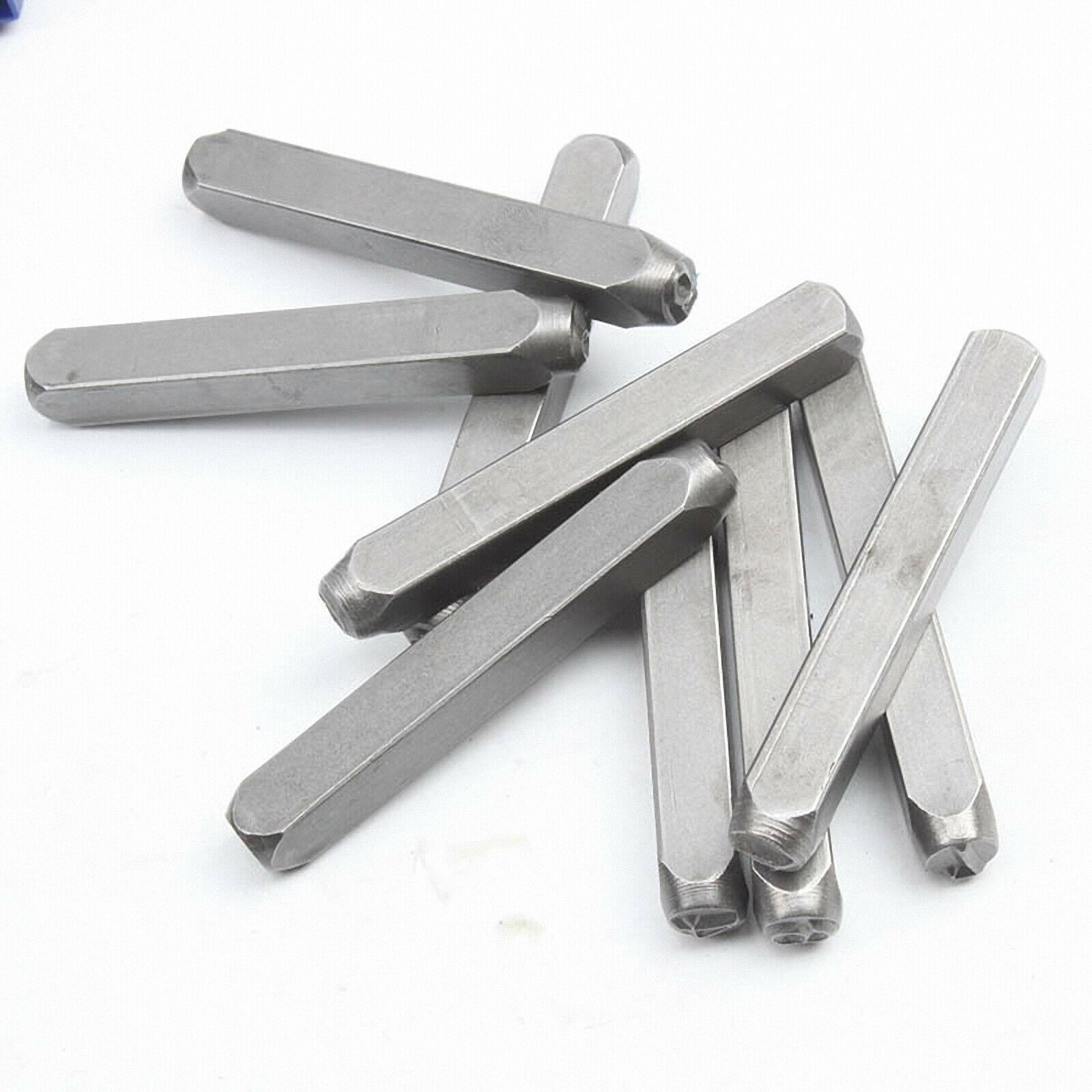 9Pcs 3/32” / 2.5mm Steel Number Stamp Dies Set Punch Set (0 - 8) [Die/1]