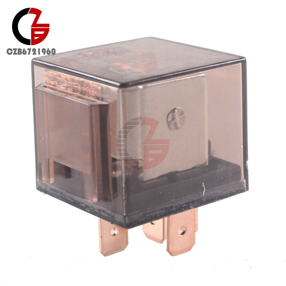 DC 24V 80A 1NO 1NC SPDT Green 5 Pins Indicator Light Truck Car Relay