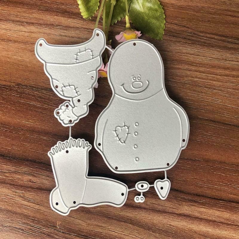 Winter Snowman Cutting Die High Quality Carbon Steel Paper Art Cutting Template