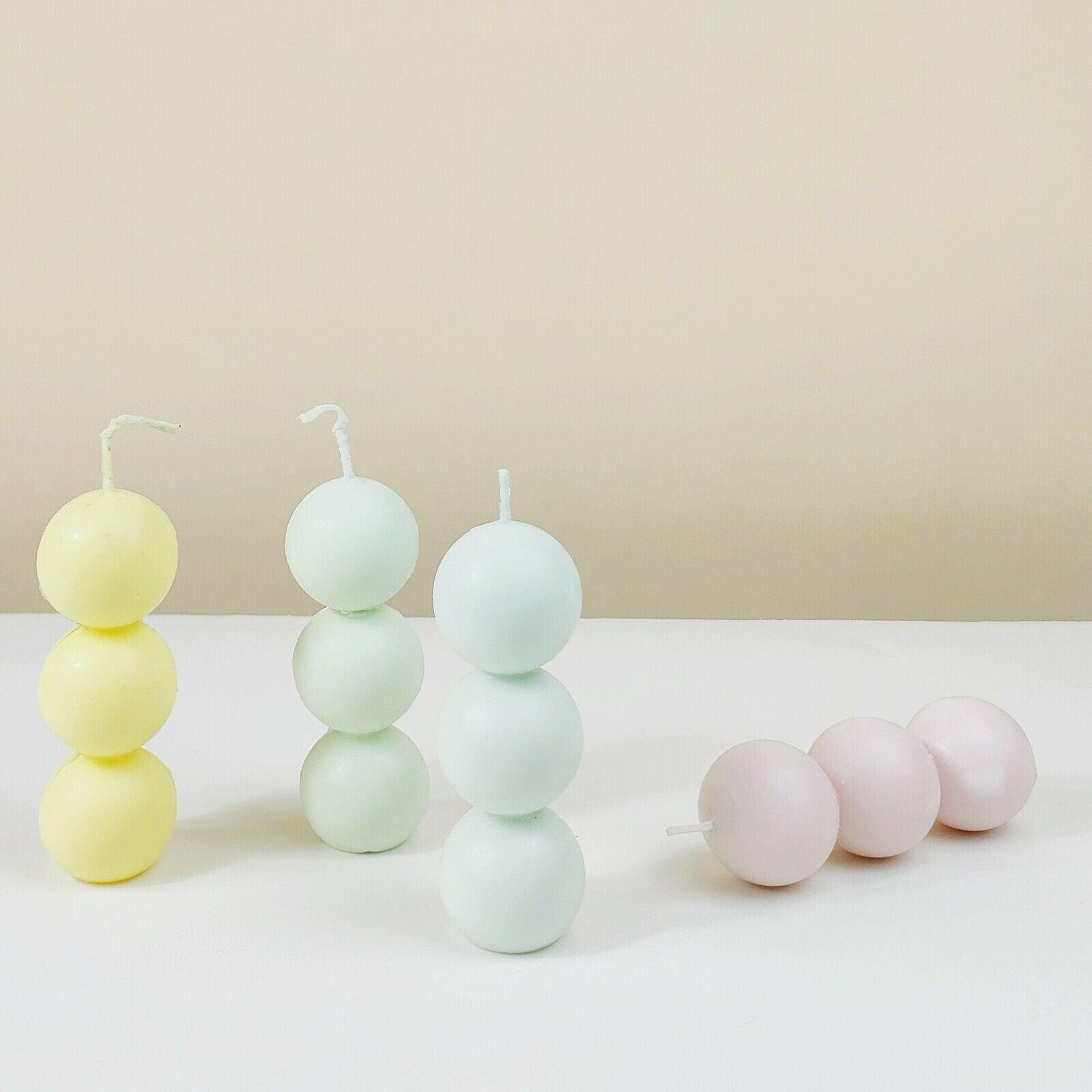 Plastic Candle Shape Candles Craft Making Soap Wax Plaster Candle Ball Decors