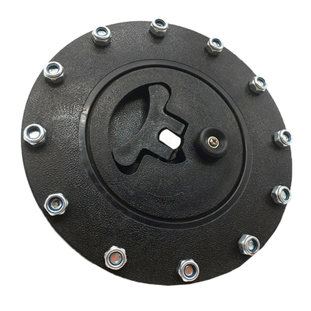 Universal Black Car Fuel Tank  + Filler Plate + Fitting Set