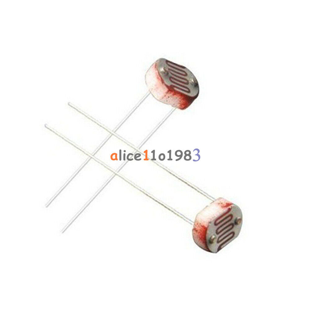 50PCS Photo Light Sensitive Resistor Photoresistor Optoresistor 5mm GL5549