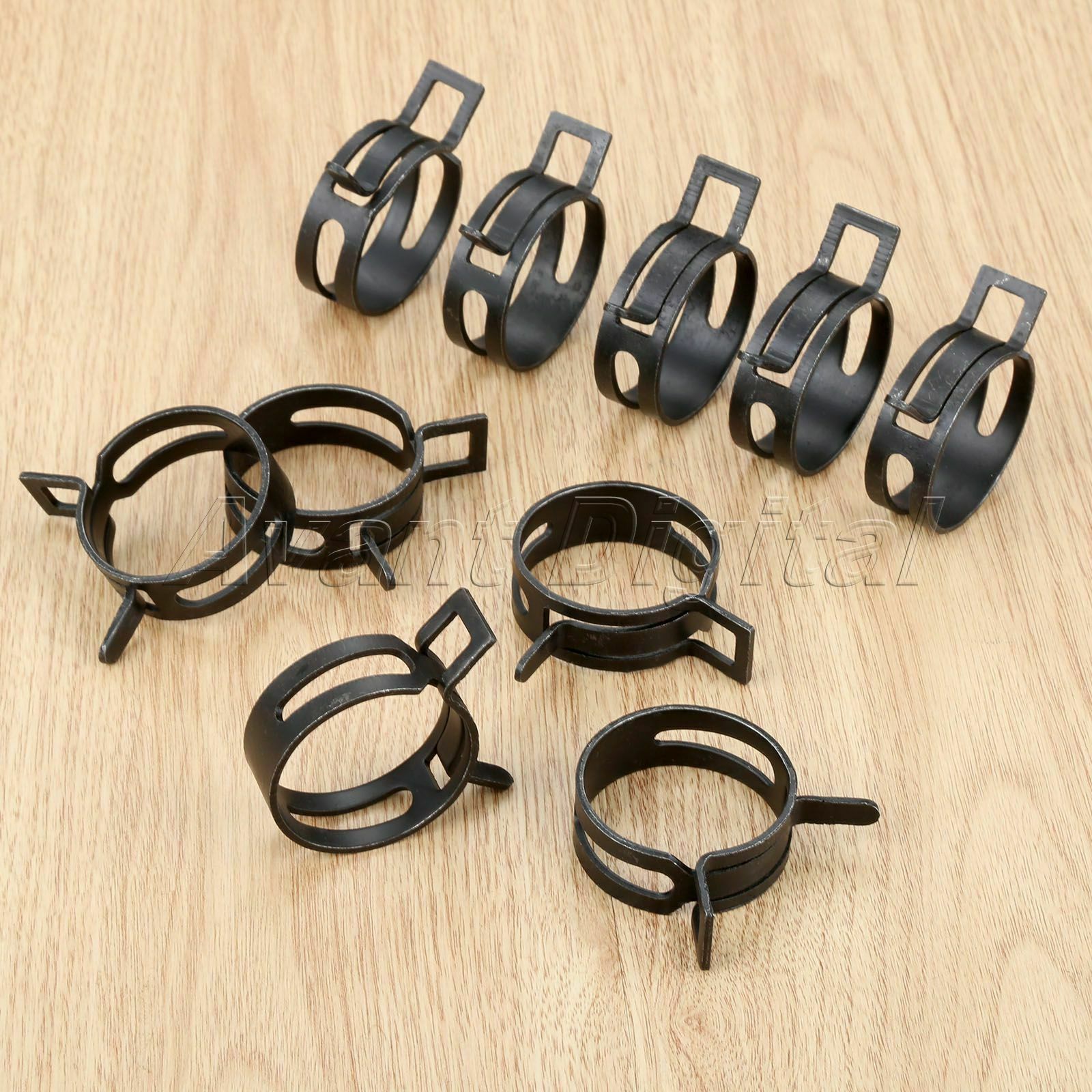 10x Car Spring Fasteners Fender Bumper Clips Retaining Rivets Dia 40mm Universal