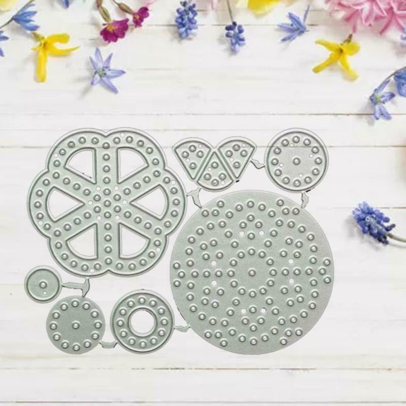 Flower Pendant Metal Cutting Dies Stencil DIY Scrapbooking Album Paper Card Mold
