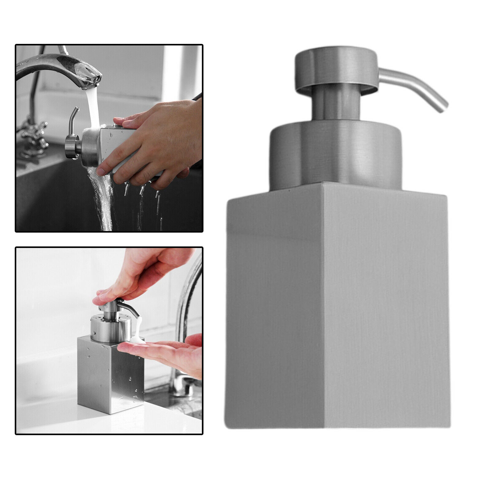 Empty Lotion Dispenser Hand Soap Body Wash Liquid Makeup Bottle for Bathroom
