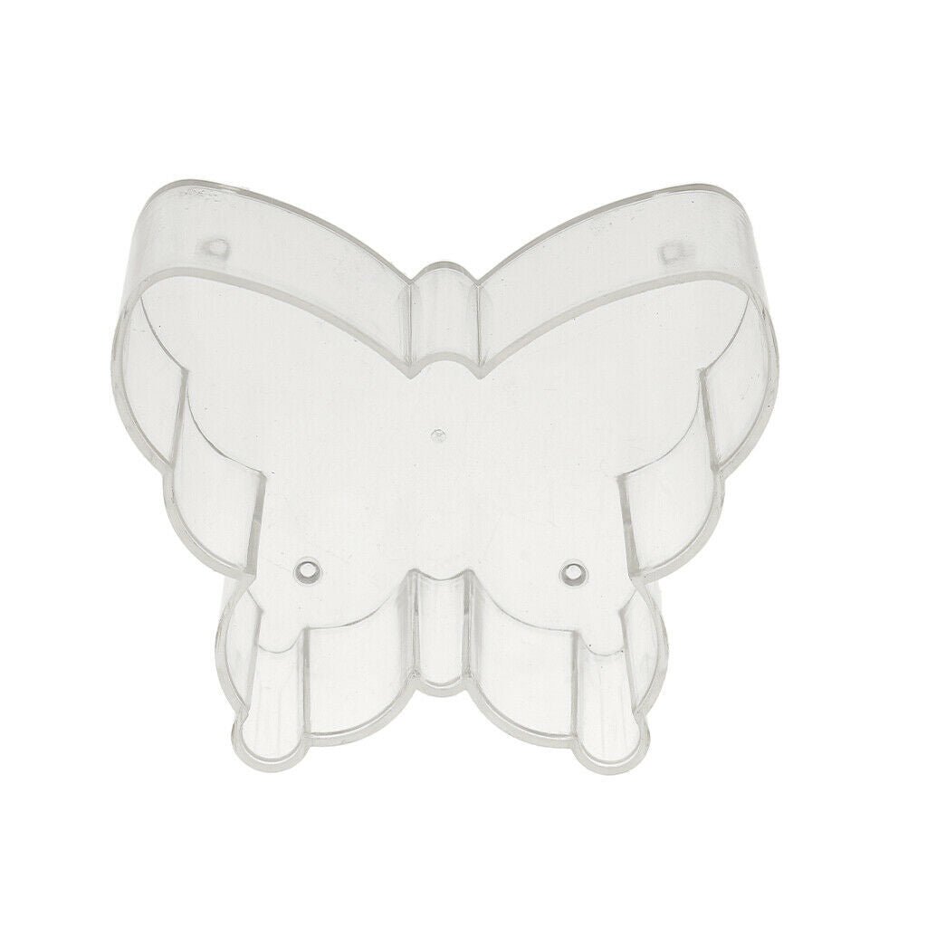 20pcs Transparent Butterfly Shape Tea Light Cups Wax Container Dating Decor