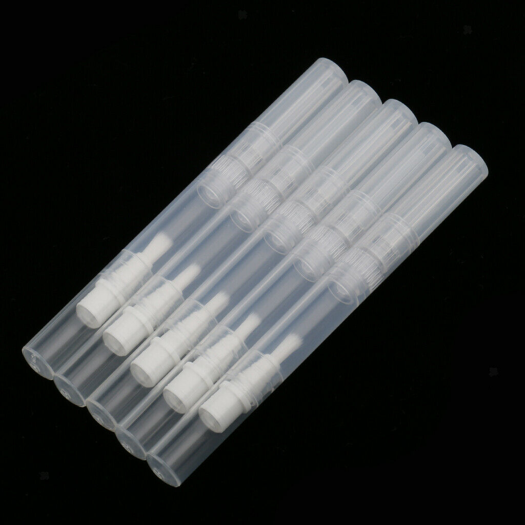 Pack of 5 3ml Empty Makeup Twist Pen Refillable Perfume Liquid Bottles Tubes