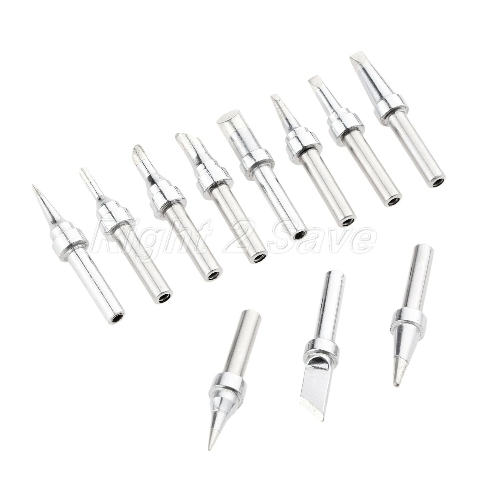 Set of 11Pcs 200M-T Series Soldering Iron Tip for quick 203/204 Machine Supplies