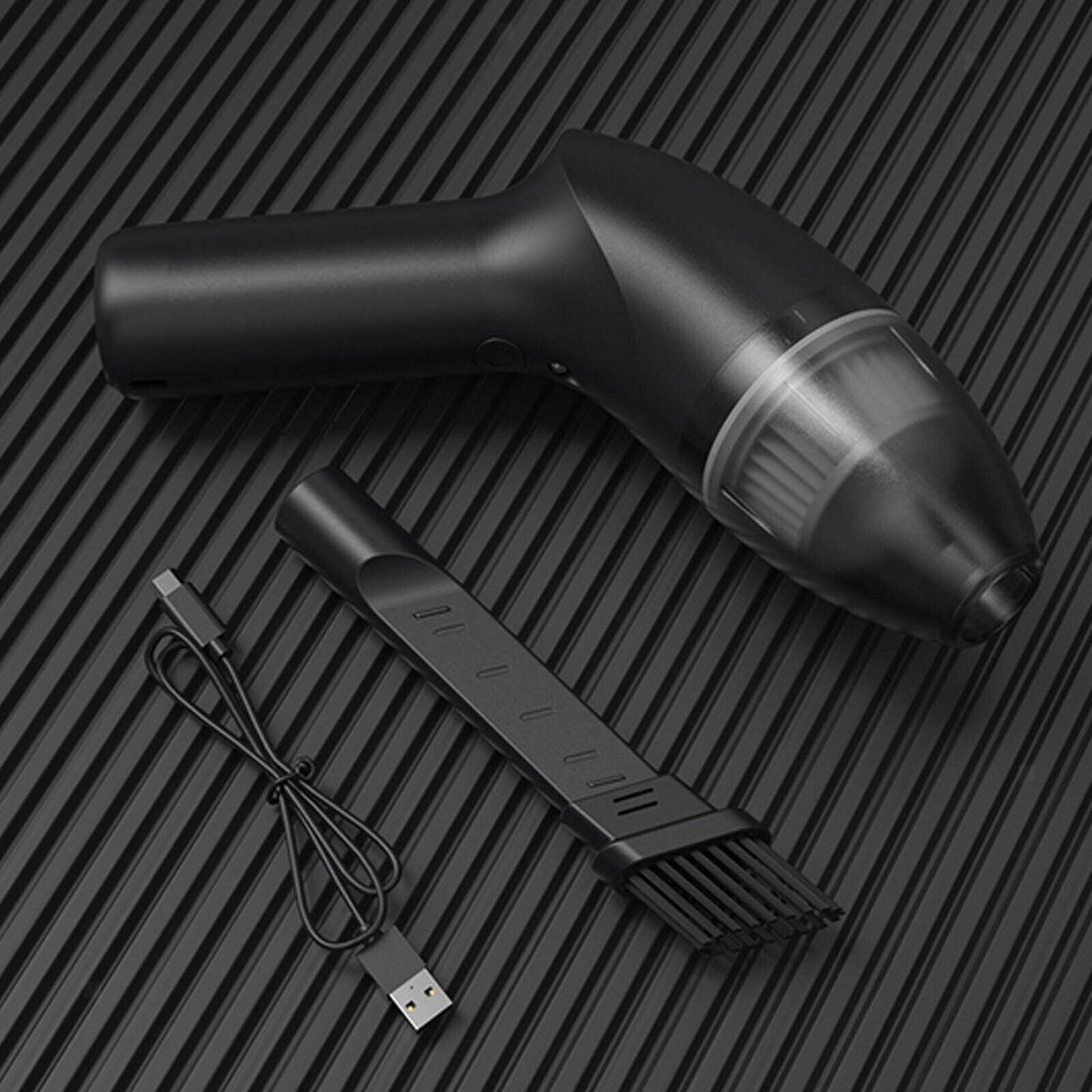 Car Vacuum Cleaner Rechargeable USB 4000Pa High Power Vacuum for Computer