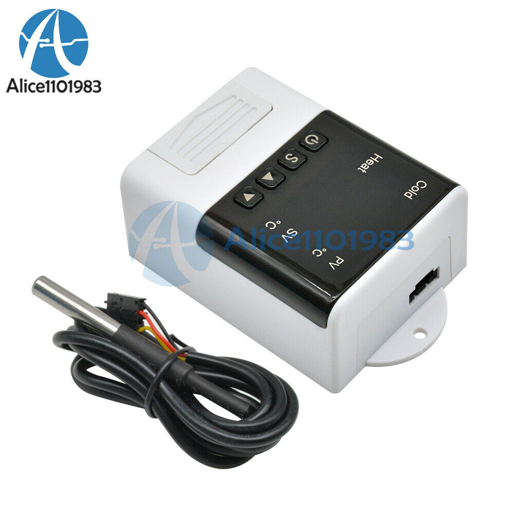Digital AC110V-220V Dual LED Red+Blue DTC2210 Temperature Controller Thermostat