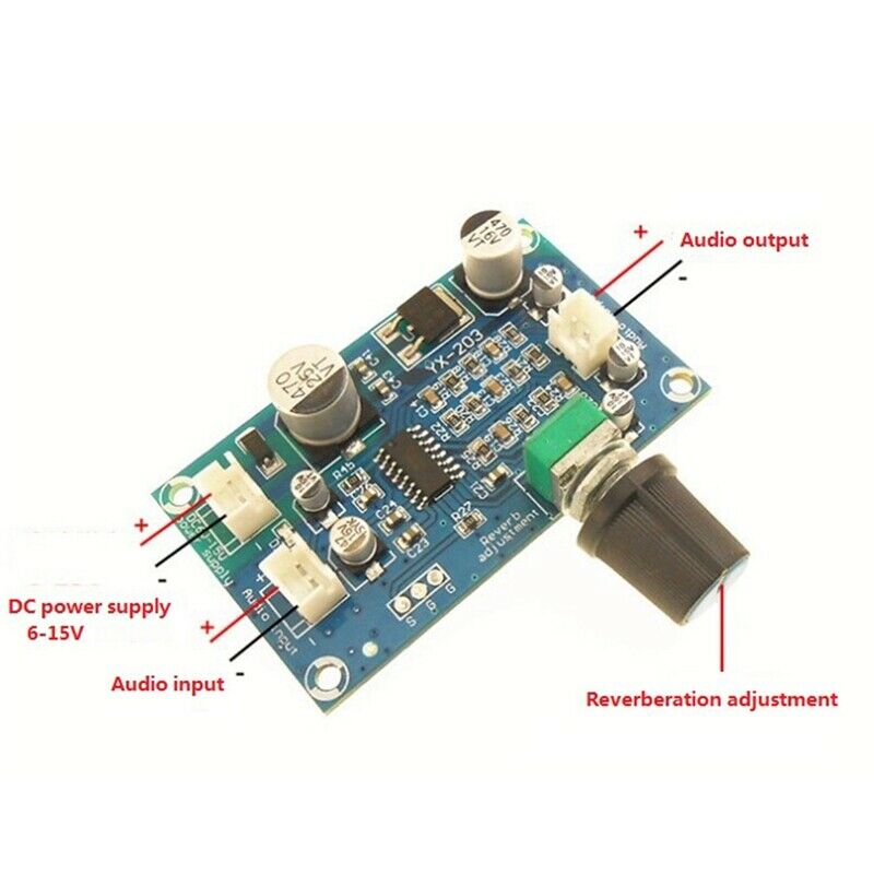PT2399 Microphone Reverberation Board Effect Super M65831 Mono Amplifier PreamY7