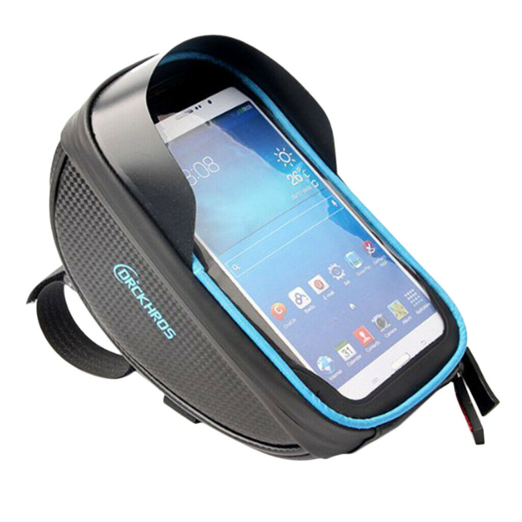 Bicycle Frame Pannier Bag Front Tube Bag Cycling Cellphone Frame Bag C