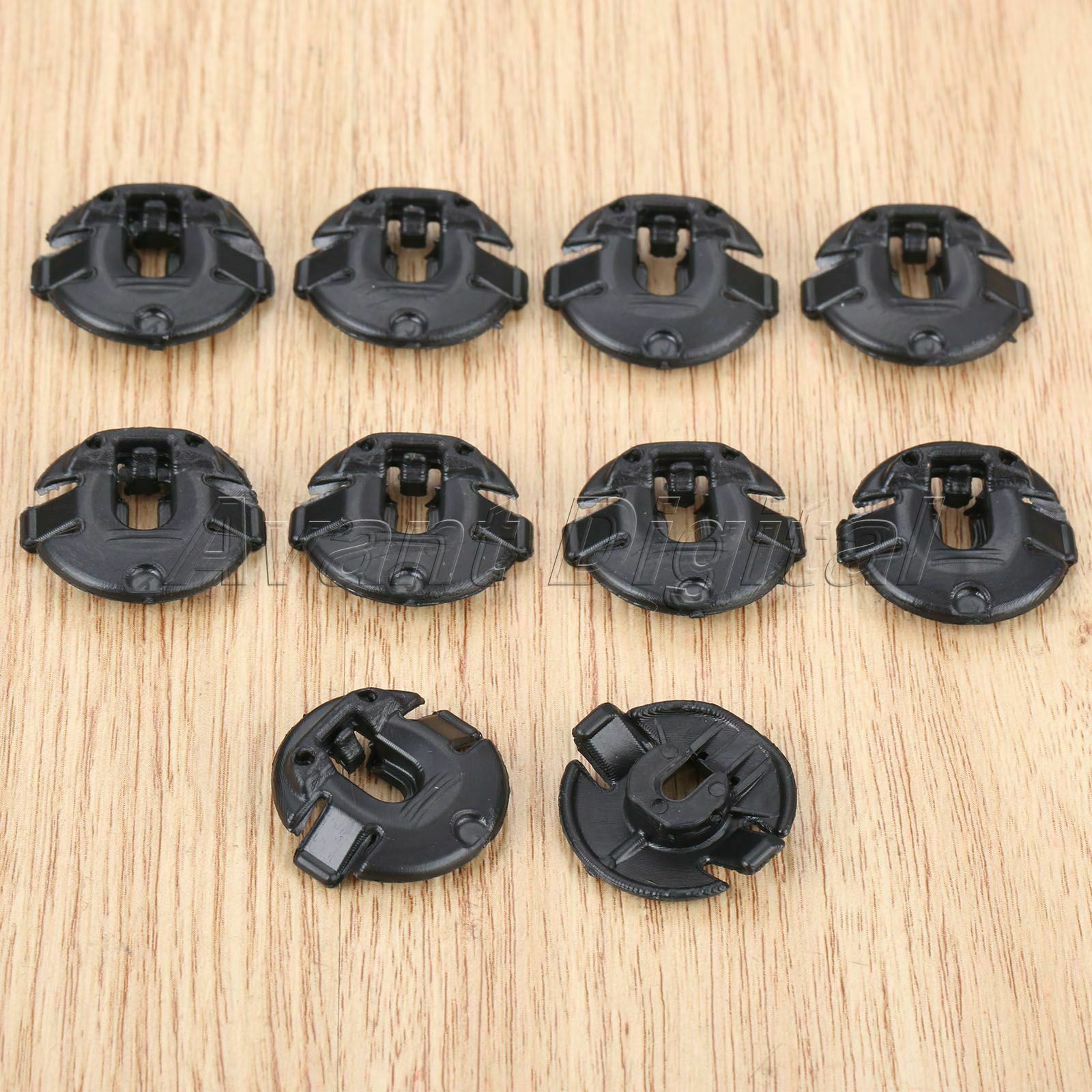 25x Auto Trim Fasteners Fender Bumper Clips Fit for  Dia 22mm Plastic Black