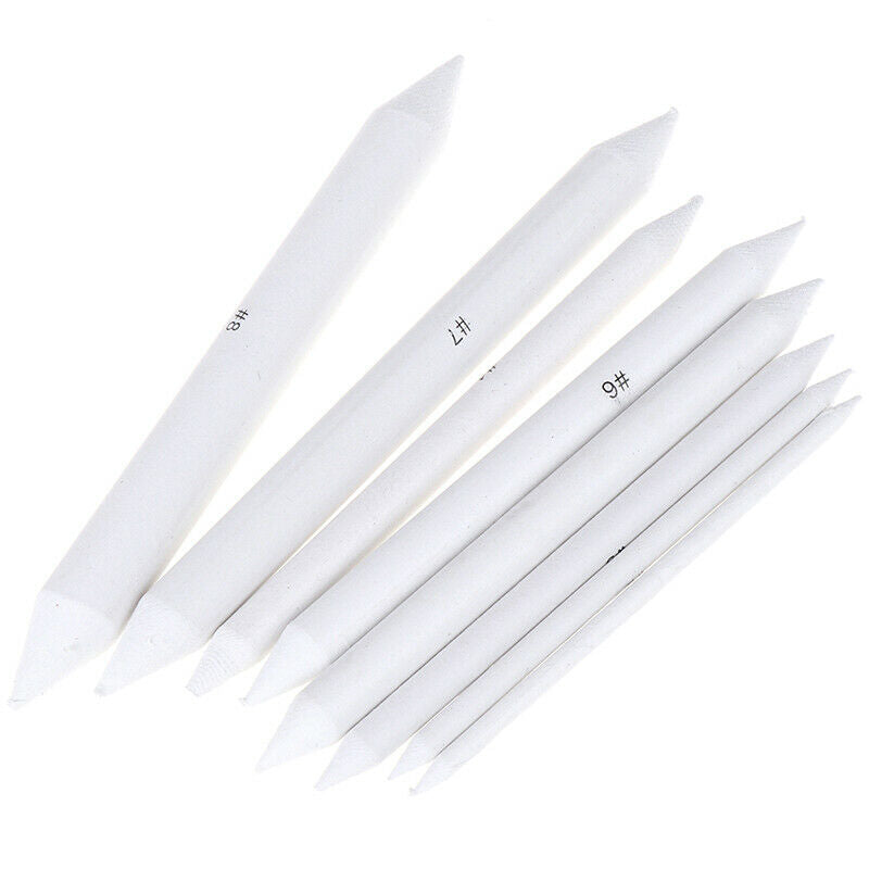 8pcs Blending Smudge Tortillon Stump Sketch 8 Sizes Art Drawing To.l8