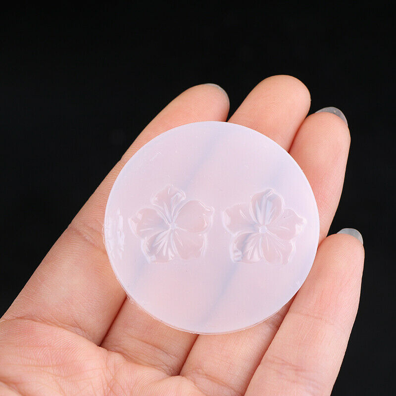 1Pc Mirror DIY Crystal Epoxy Mold UV Flower Handmade Pendant Hairpin Deco.l8