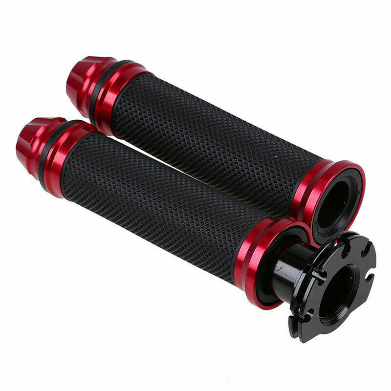 Universal 7/8" & 1â€ Hand Bar Grips twist Gas Throttle for Cafe Racer Bobber ATV