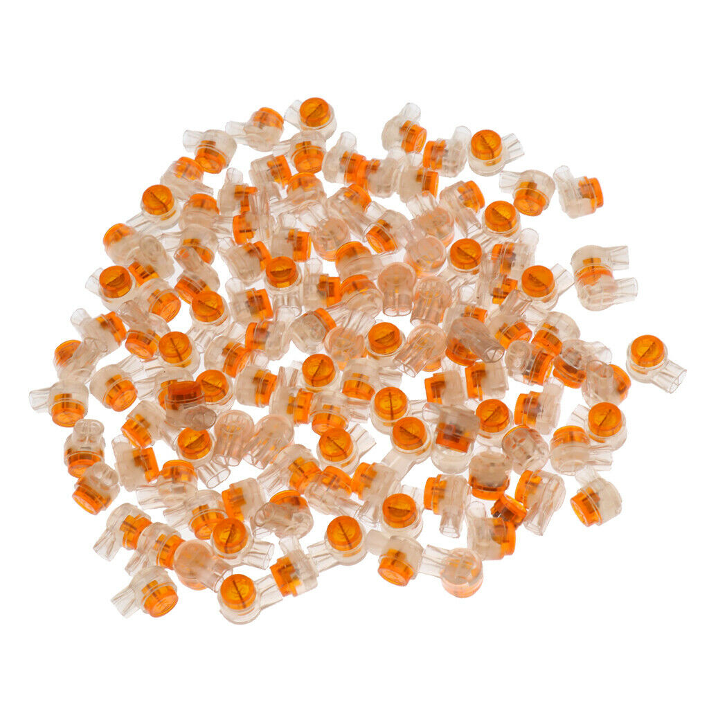 600 Pieces Double Wire Telephone Jelly Crimps Telecom Connector