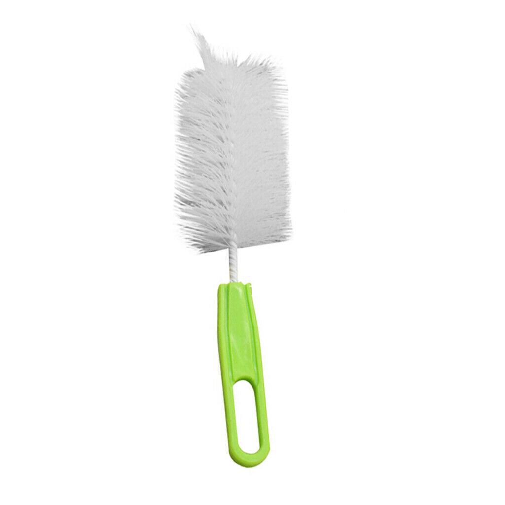 Baby Child Nylon Wire Milk Bottle Glass Brush Cleaner With Handle Accessory