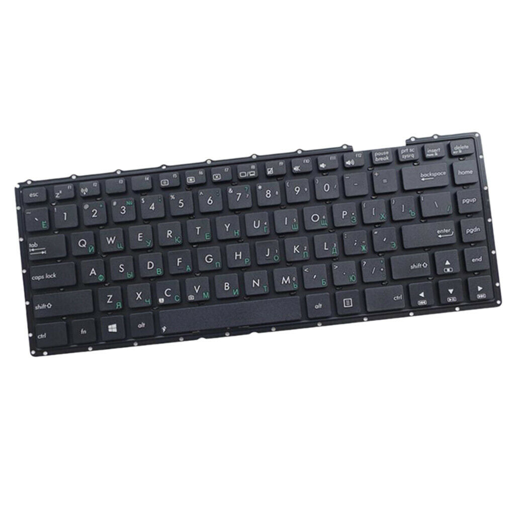 Black Plastic Replacement Russian Laptop Keyboard Keypad fit for ASUS X402