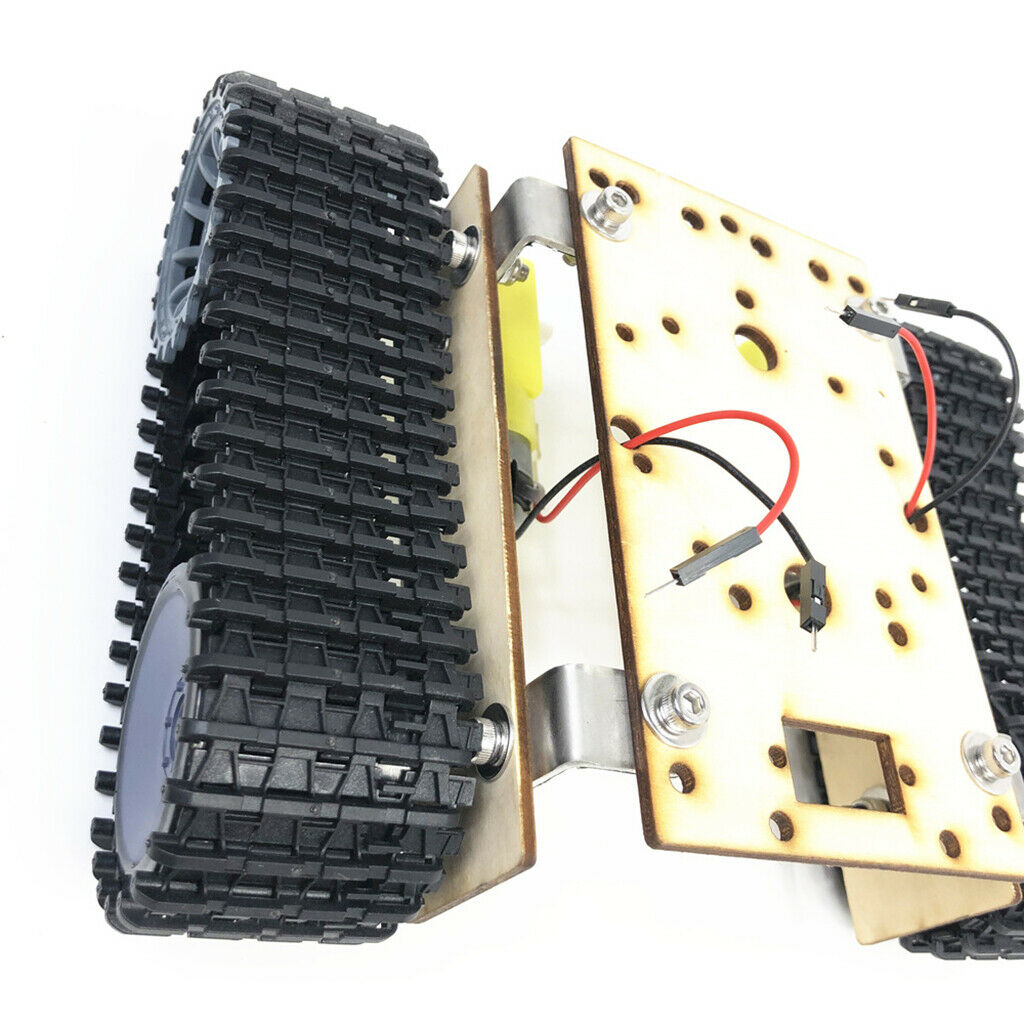 Robotic Tank Car Chassis Track Crawler Car Robot with 3-9V TT Motor Set