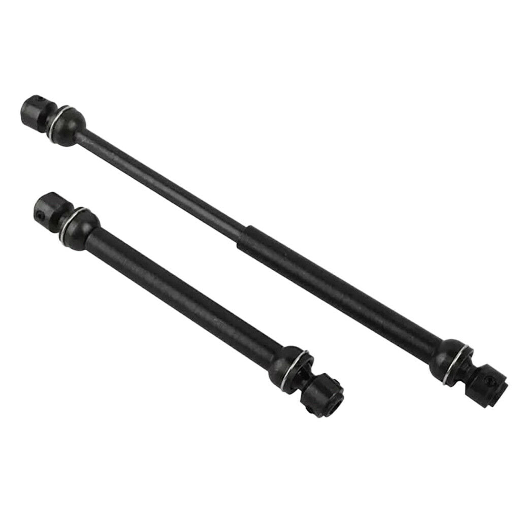 Pair of RC Metal Drive Shaft Parts for SCX10 RC4WD D90 Parts Accessory Black