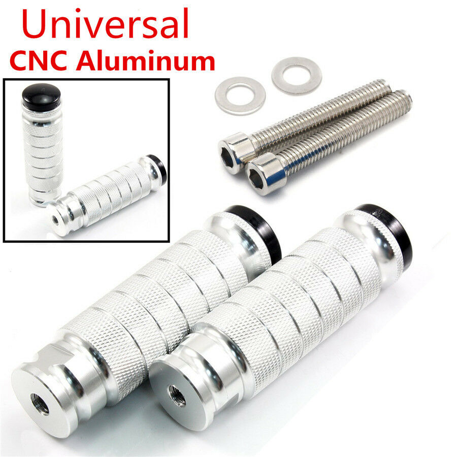 1 Pair CNC Aluminum Motorcycle Rear Set Footrests Foot Peg Foot Rest Pegs Pedal